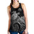 American Samoa Polynesian Racerback Tank (Women) - Polynesian Turtle (Silver) - Polynesian Pride