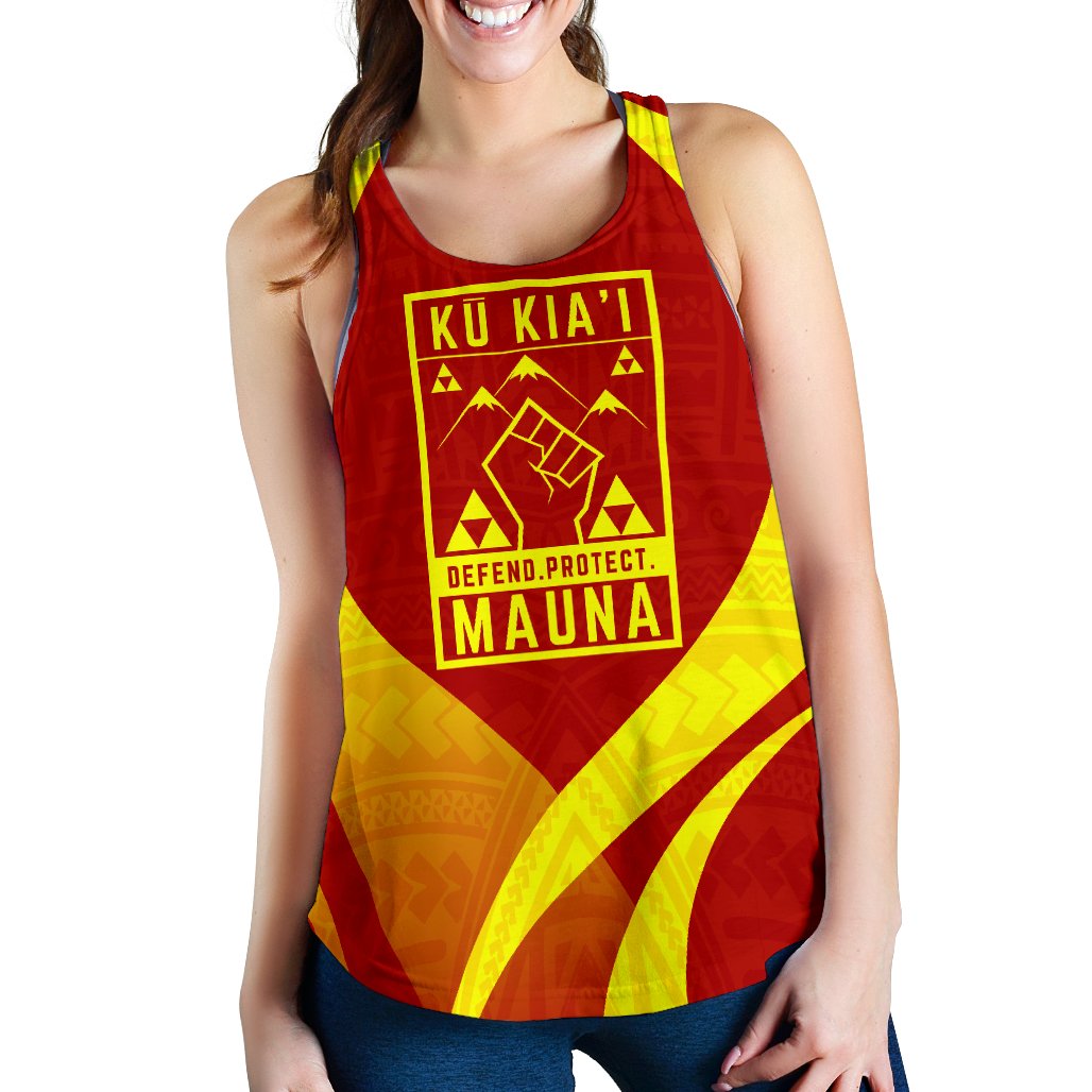 Mauna Kea Women's Racerback Tank 06 - Polynesian Pride