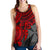 Wallis and Futuna Polynesian Women's Racerback Tank - Red Turtle - Polynesian Pride