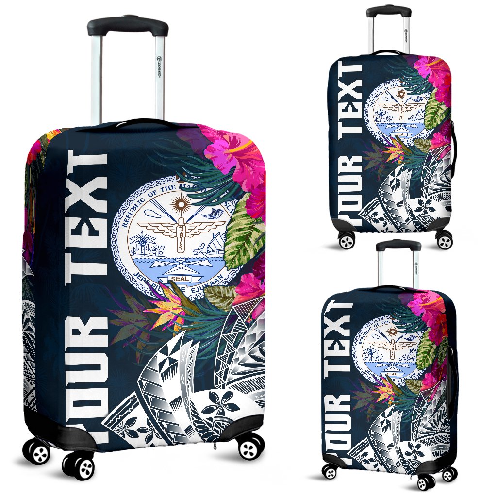 Marshall Island Custom Personalised Luggage Covers - Summer Vibes - Polynesian Pride