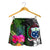 Samoa Women Shorts - Turtle Plumeria Banana Leaf - Polynesian Pride