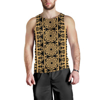 Polynesian Men Tank Top 35 Black-Gold - Polynesian Pride