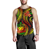 Samoa Polynesian Men Tank Top - Reggae Plumeria - Polynesian Pride