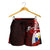 Philippines Polynesian Custom Personalised Women's Shorts - Coat Of Arm With Hibiscus - Polynesian Pride