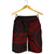 Chuuk Polynesian All Over Print Men's Short - Red Version Red - Black - Polynesian Pride