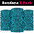 Polynesian Kakau Turtle Blue Bandana 3 - Pack - Polynesian Pride