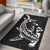 Hawaii Hammerhead Shark Polynesian Rug Rug White - Polynesian Pride