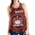 Samoa Women's Racerback Tank - Samoa Seal In Polynesian Tattoo Style (Red) - Polynesian Pride