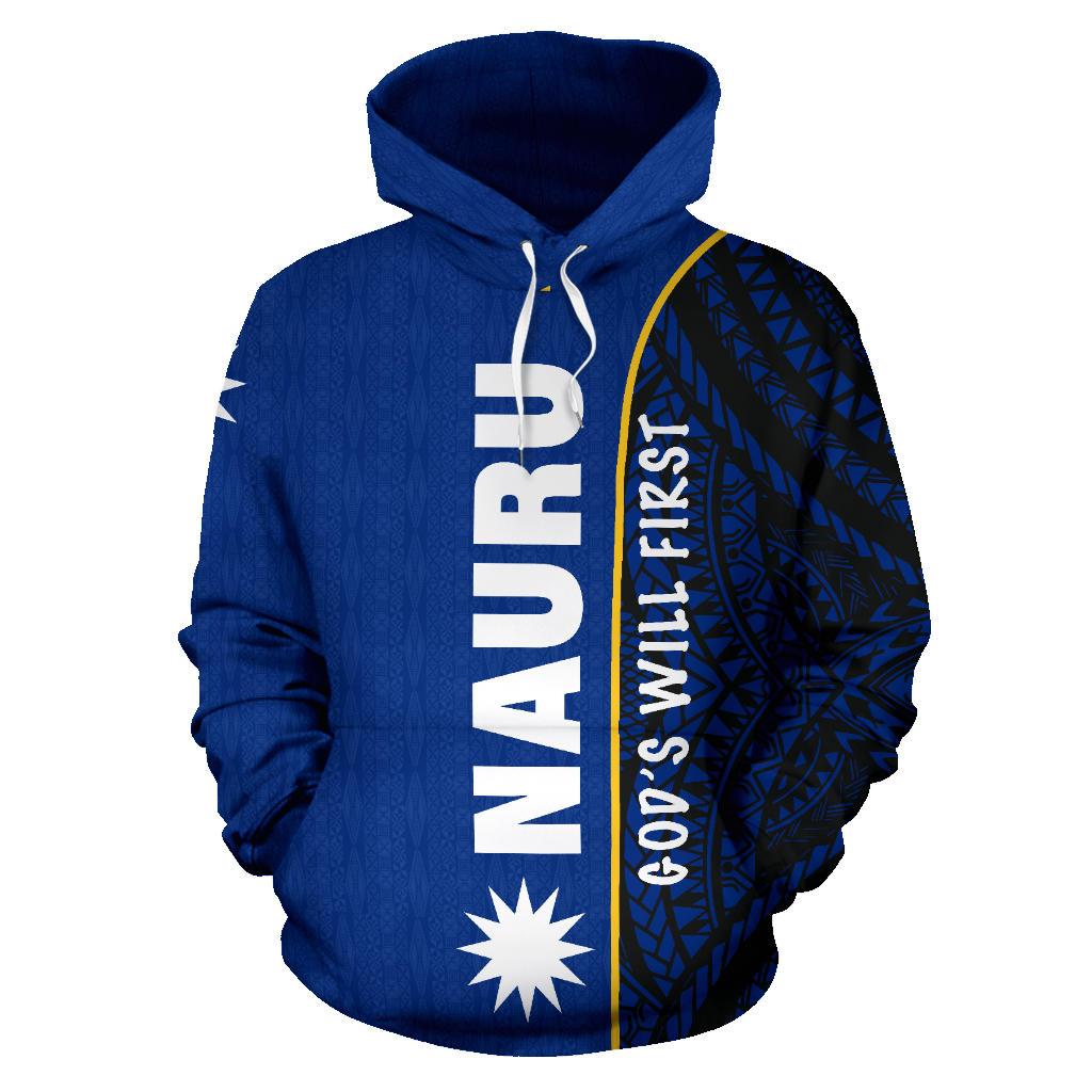 Nauru All Over Hoodie Micronesian Shoulder Style - Polynesian Pride