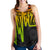 American Samoa Women's Racerback Tank - Seal With Polynesian Pattern Heartbeat Style (Reggae) - Polynesian Pride