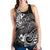 Tahiti Women's Racerback Tank - White Shark Polynesian Tattoo - Polynesian Pride