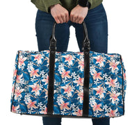 Hawaii Tropical Hibiscus Blue Hawaii Travel Bag Travel Bag One size Black - Polynesian Pride