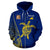 Tokelau Zip up Hoodie Tokelau Flag Coat of Arms Turtle - Polynesian Pride