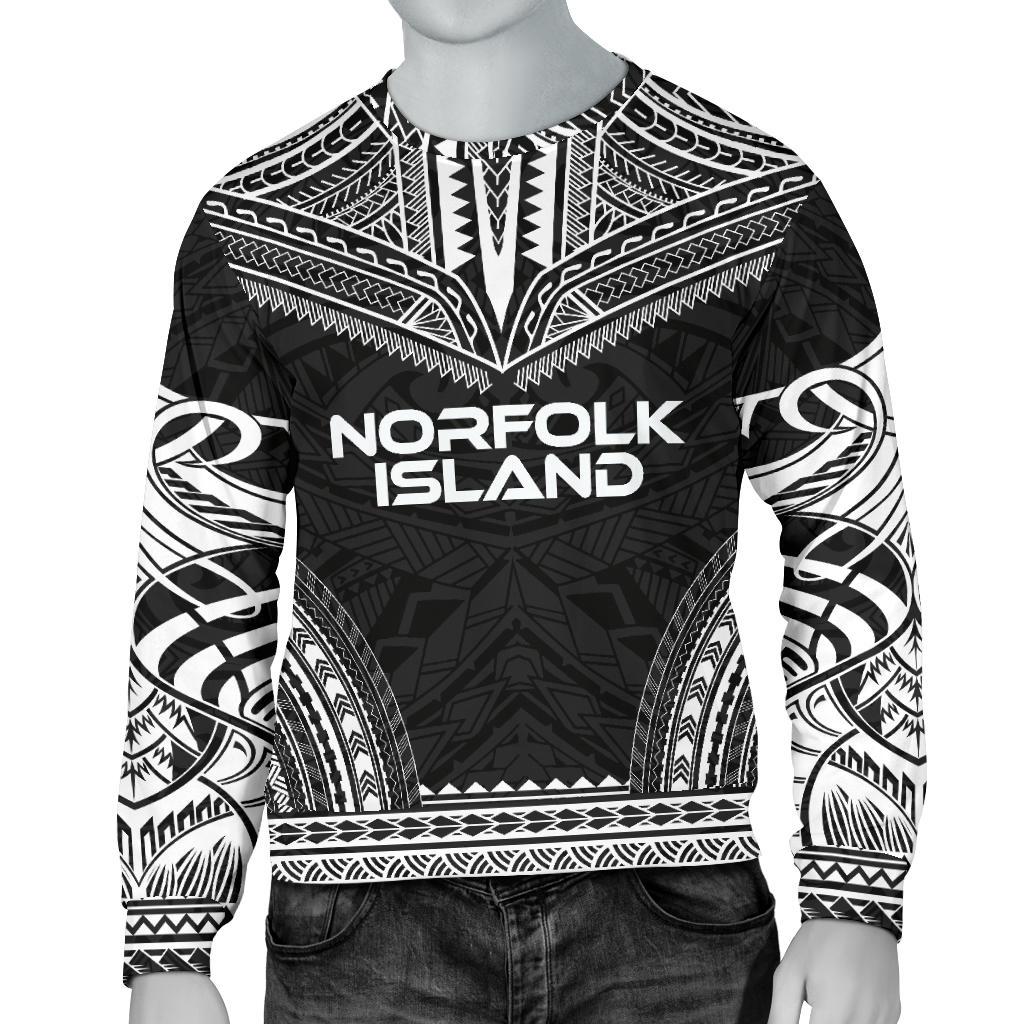 Norfolk Island Sweater - Polynesian Chief Black Version Unisex Black - Polynesian Pride