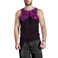 New Zealand Men'S Tank Top, Maori Polynesian Tattoo Purple purple - Polynesian Pride