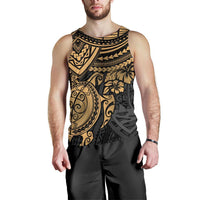 Guam Polynesian Men's Tank - Golden Turtle - Polynesian Pride
