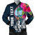 Guam Custom Personalised Men's Bomber Jacket - Summer Blue - Polynesian Pride