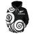 Aotearoa Hoodie Patterns Maori Silver Fern Koru - Polynesian Pride