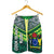 Cook Islands Rugby Men Shorts Green - Polynesian Pride