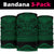 Hawaiian Polynesian Bandana 3 - Pack Basic Warrior Green - Polynesian Pride