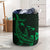 Hawaii Shark Green Polynesian Laundry Basket AH Laundry Basket - 1 One Size Green - Polynesian Pride