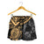 Tonga Polynesian Shorts (Women) - Golden Turtle - Polynesian Pride