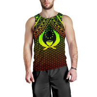 Polynesian Pohnpei Men's Tank Top - Reggae Vintage Polynesian Patterns - Polynesian Pride