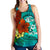 Tonga Women's Racerback Tank - Tropical Flowers Style - Polynesian Pride