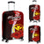 Hawaii Polynesian Luggage Covers - Coat Of Arm With Hibiscus Red - Polynesian Pride