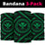 Hawaiian Kanaka Maoli Green Bandana 3 - Pack - Polynesian Pride