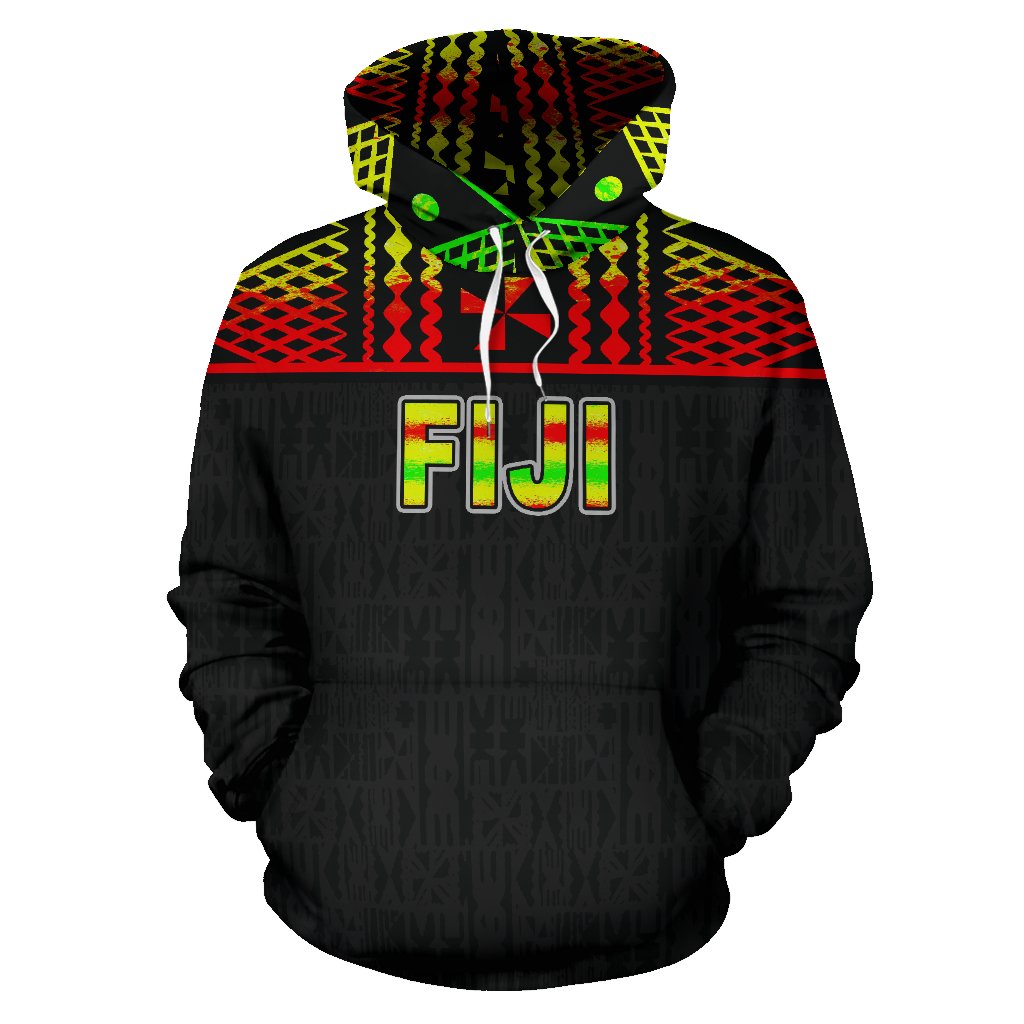 Fiji Polynesian Hoodie Reggae - Polynesian Pride