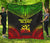 Norfolk Island Premium Quilt - Norfolk Island Coat Of Arms Polynesian Chief Reggae Version - Polynesian Pride