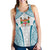 Fiji Tapa Women's Racerback Tank Coat Of Arms Th5 Black - Polynesian Pride