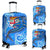 Fiji Luggage Covers - Blue Shark Polynesian Tattoo - Polynesian Pride