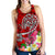 Polynesian Women's Racerback Tank - Turtle Plumeria Red Color - Polynesian Pride