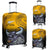 New Zealand Maori Luggage Covers Taranaki Bull Yellow - Polynesian Pride