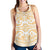 Polynesian Women Racerback Tank Top 22 White-Gold - Polynesian Pride