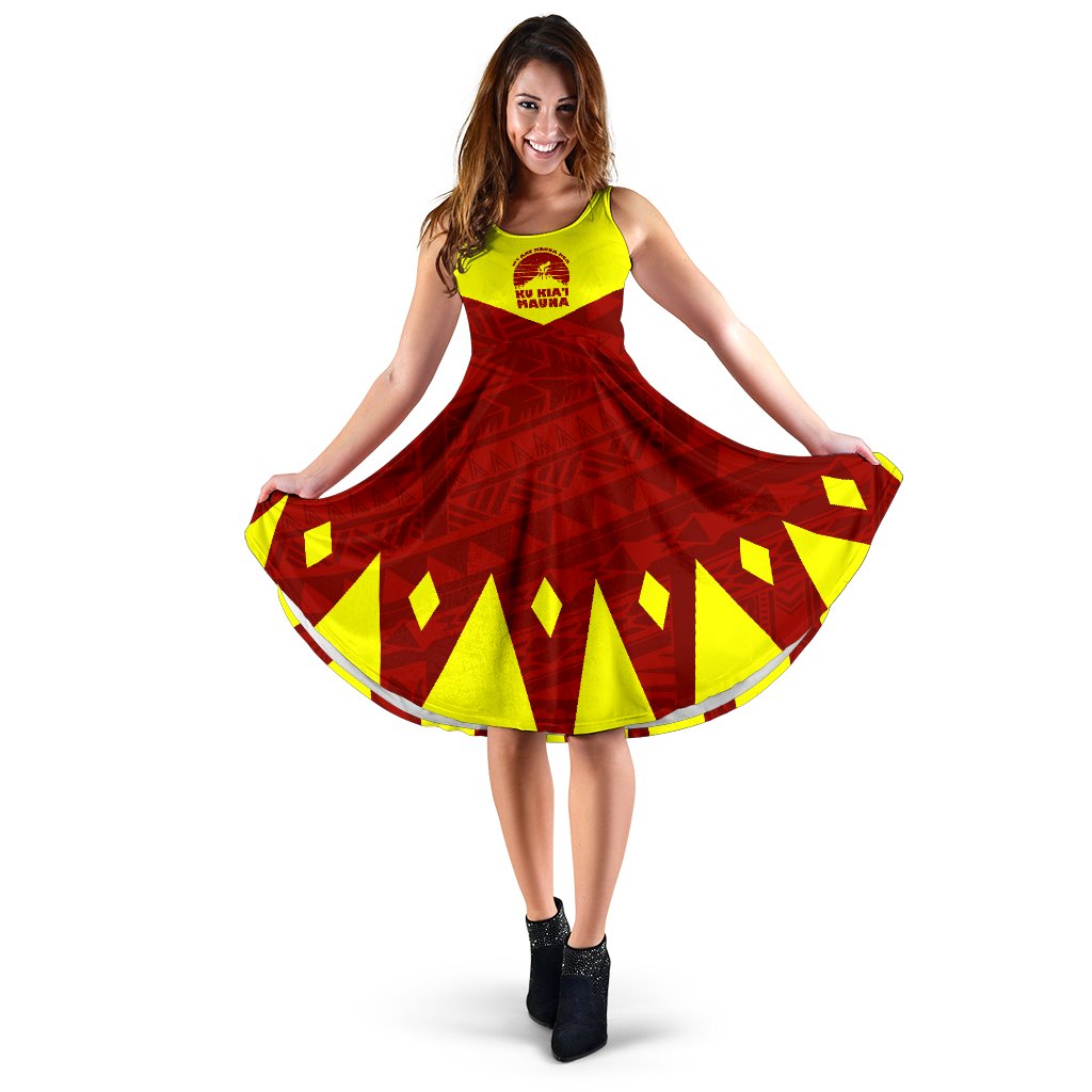 Mauna Kea Women's Dress 06 Women Red - Polynesian Pride