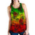 Polynesian Women's Racerback Tank - Reggae Hibiscus Patterns - Polynesian Pride