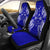 Fiji Car Seat Cover - Fiji Coat Of Arms Map Blue Universal Fit Blue - Polynesian Pride