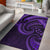 New Zealand Maori Mangopare Area Rug Polynesian - Purple Purple - Polynesian Pride