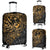 Guam Polynesian Luggage Covers - Gold Turtle Flowing Gold - Polynesian Pride