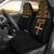 Fiji Tapa Custom Personalised Car Seat Covers - Fiji Gold FLag Universal Fit Gold - Polynesian Pride