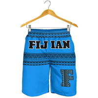 Fijian Men's Short - Tapa Pattern - Polynesian Pride