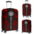 American Samoa Luggage Cover - Polynesian Tattoo Red Red - Polynesian Pride