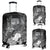 Fiji Custom Personalised Luggage Covers - Humpback Whale with Tropical Flowers (White) - Polynesian Pride