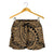 Polynesian Maori Lauhala Gold Women's Short - Polynesian Pride