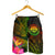 Federated States of Micronesia Polynesian Personalised Men's Shorts - Hibiscus and Banana Leaves - Polynesian Pride