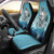 Maori Manaia The Blue Sea Car Seat Cover Universal Fit Black - Polynesian Pride