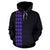 Polynesian Kakau Anchor Hibiscus Hawaii Custom Hoodie Purple - Polynesian Pride